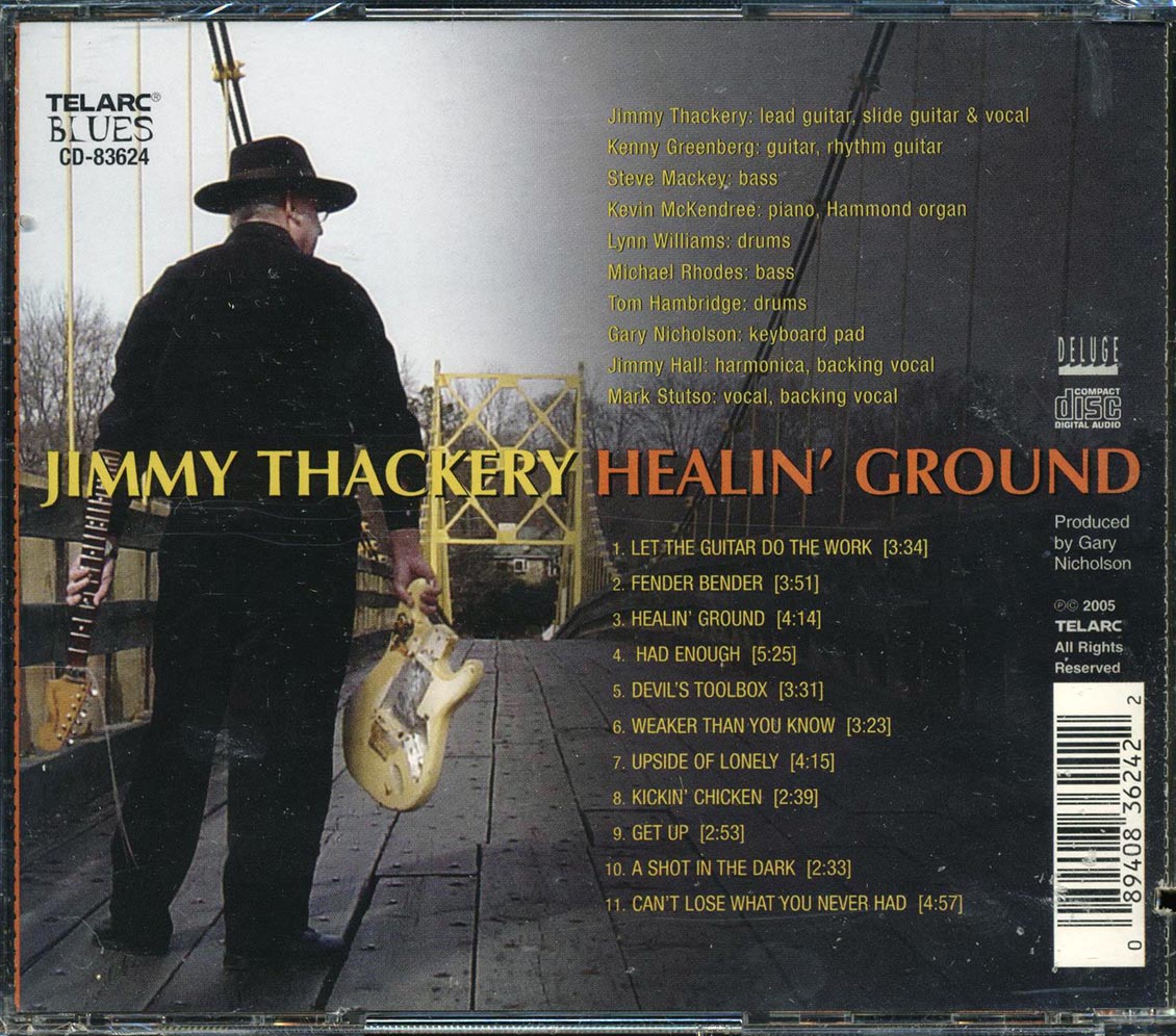 Jimmy Thackery - Healin' Ground (marked/ltd stock)