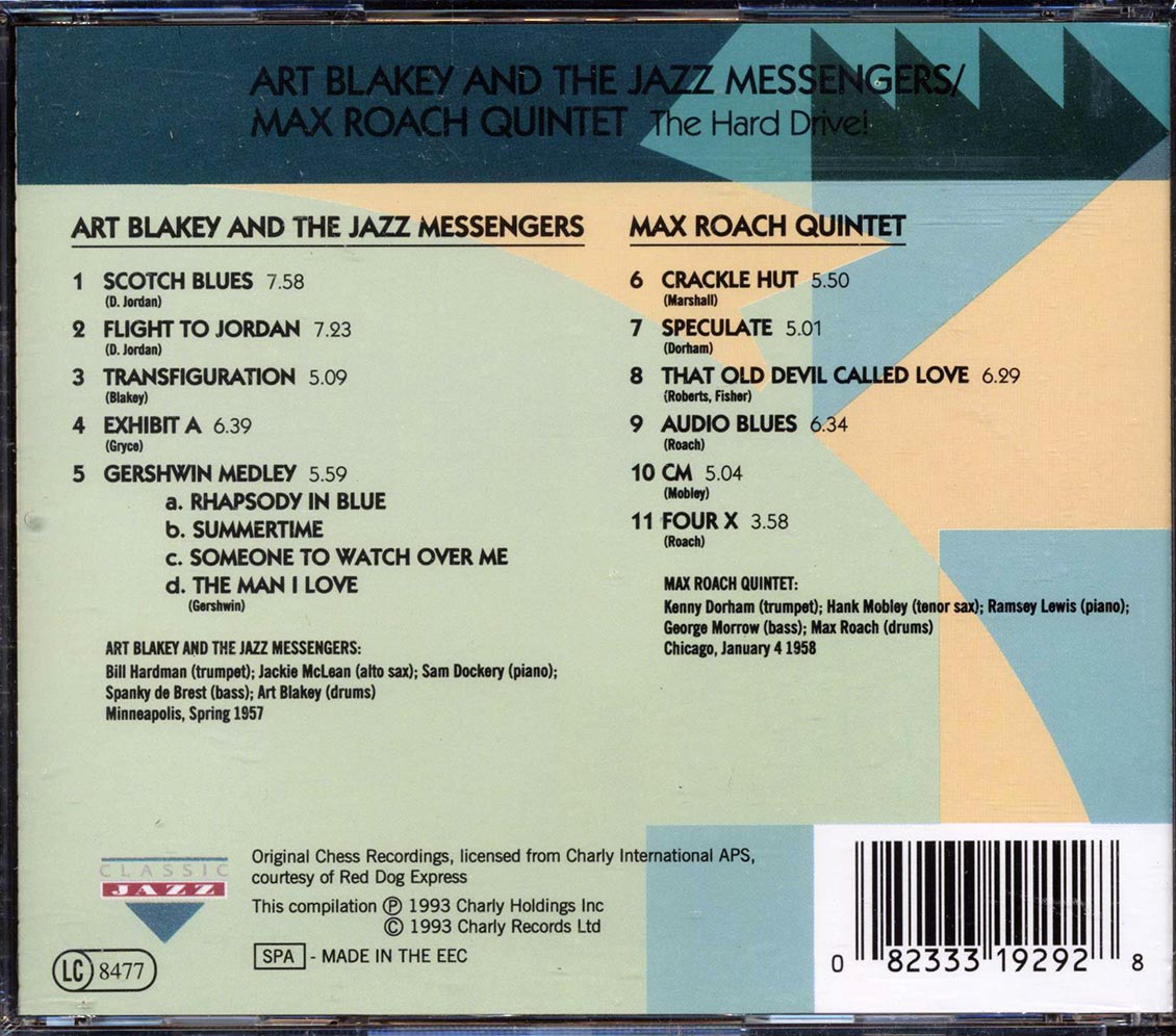 Art Blakey & The Jazz Messengers, Max Roach Quintet - The Hard Drive