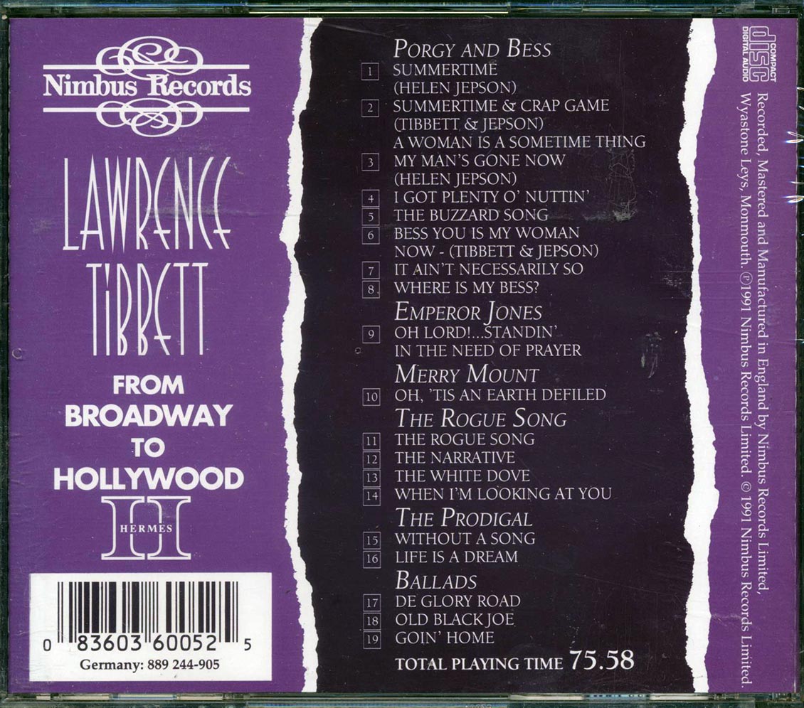 Lawrence Tibbett - From Broadway To Hollywood