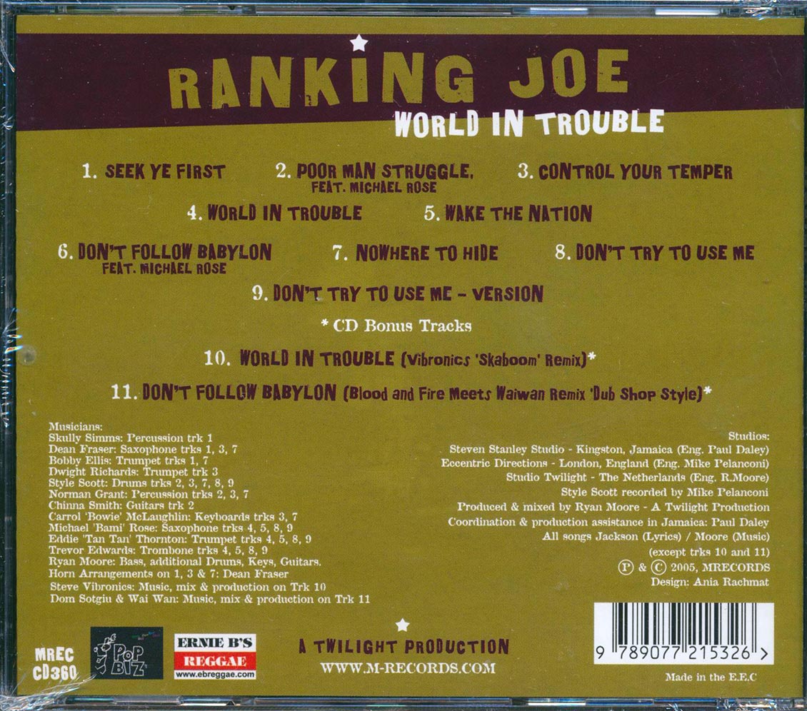 Ranking Joe - World In Trouble