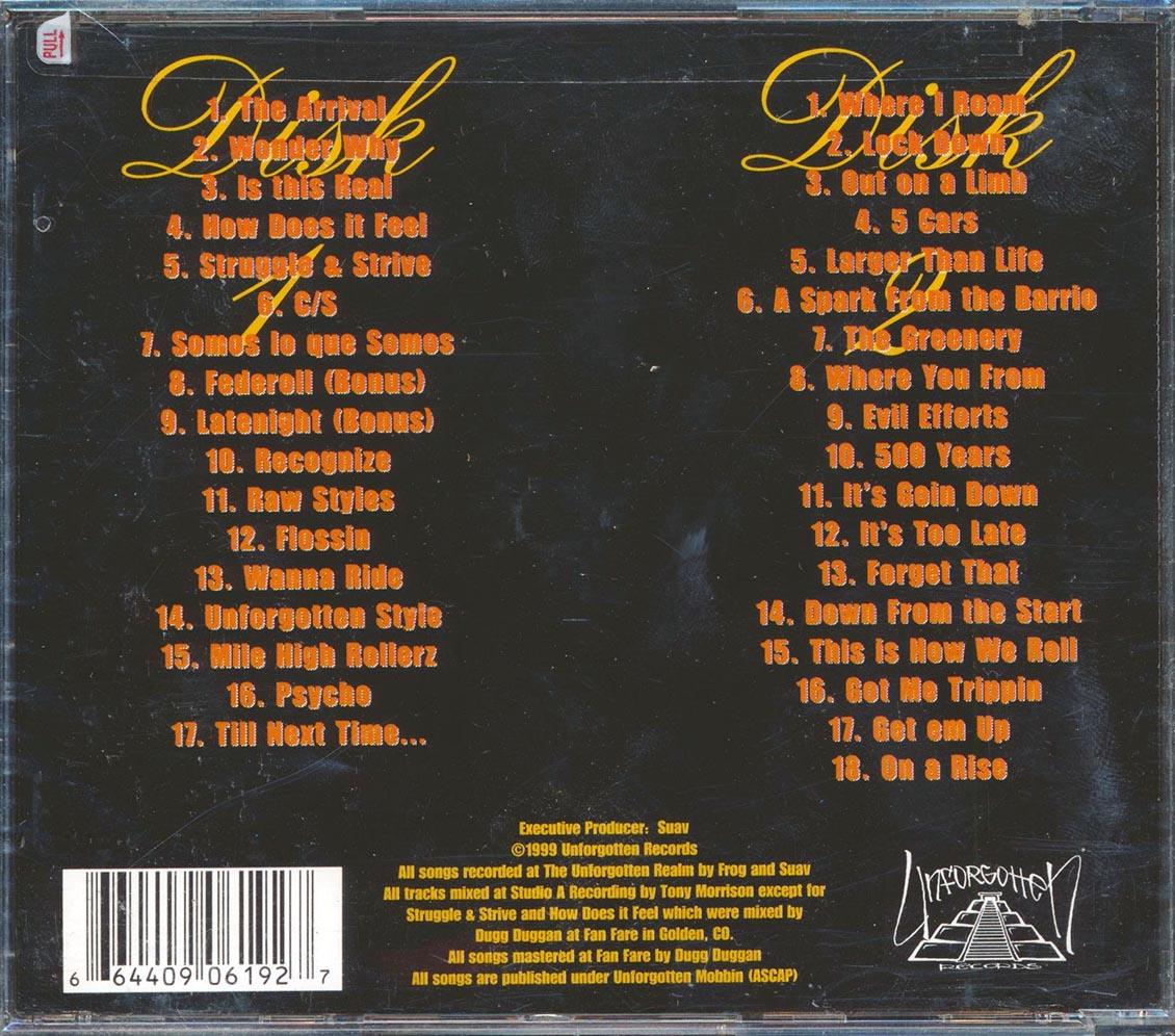 Unforgotten Familia - The Arrival (35 tracks) (2xCD)