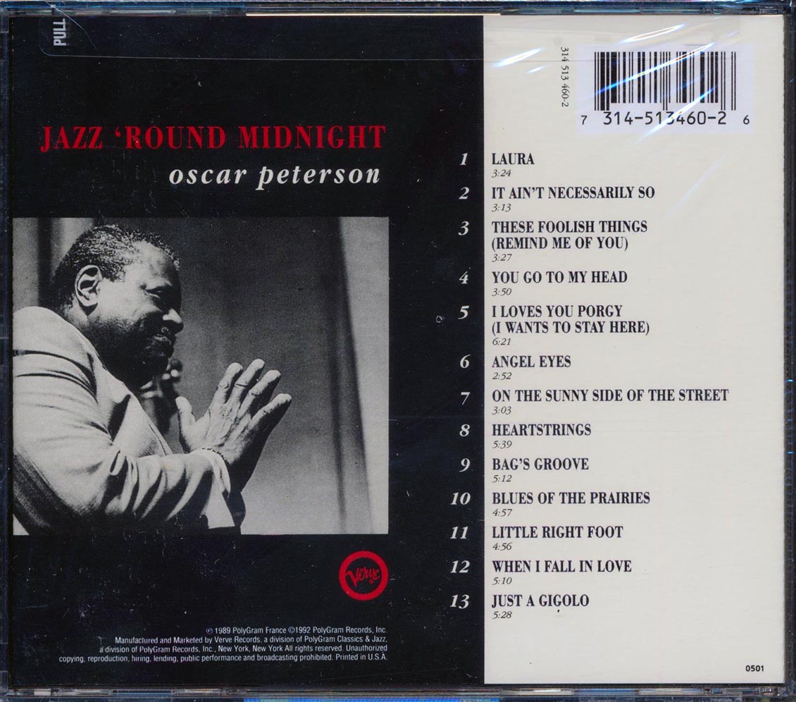 Oscar Peterson - Jazz 'Round Midnight
