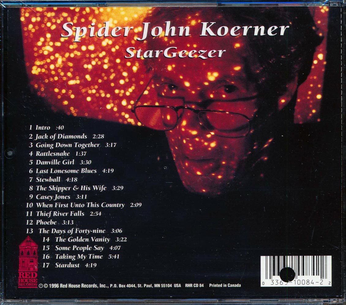Spider John Koerner - Star Geezer (marked/ltd stock)