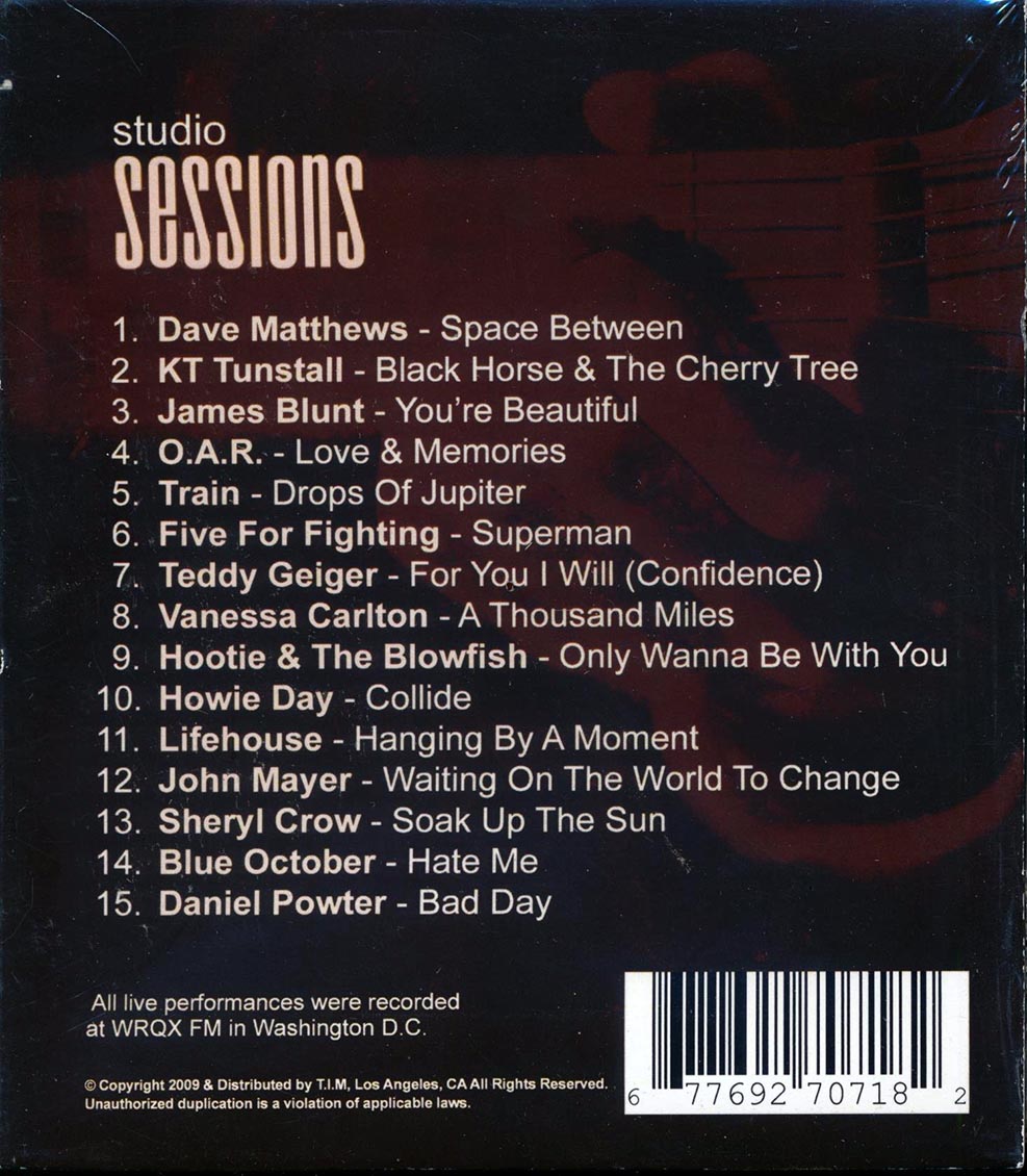 Dave Matthews, KT Tunstall, James Blunt, Etc. - Mix 107.3 Live In The Studio Volume 1