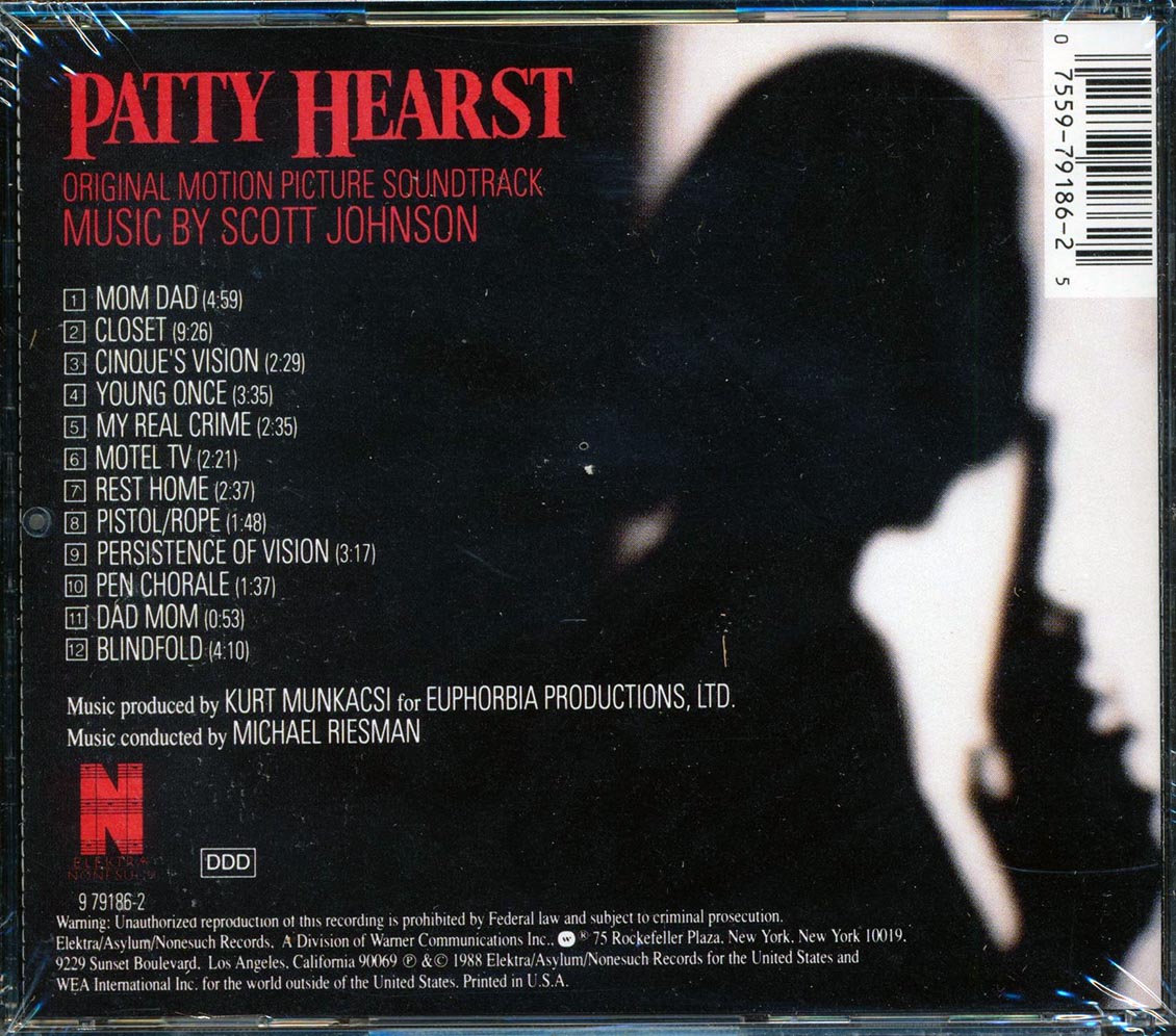 Scott Johnson - Patty Hearst Original Motion Picture Soundtrack
