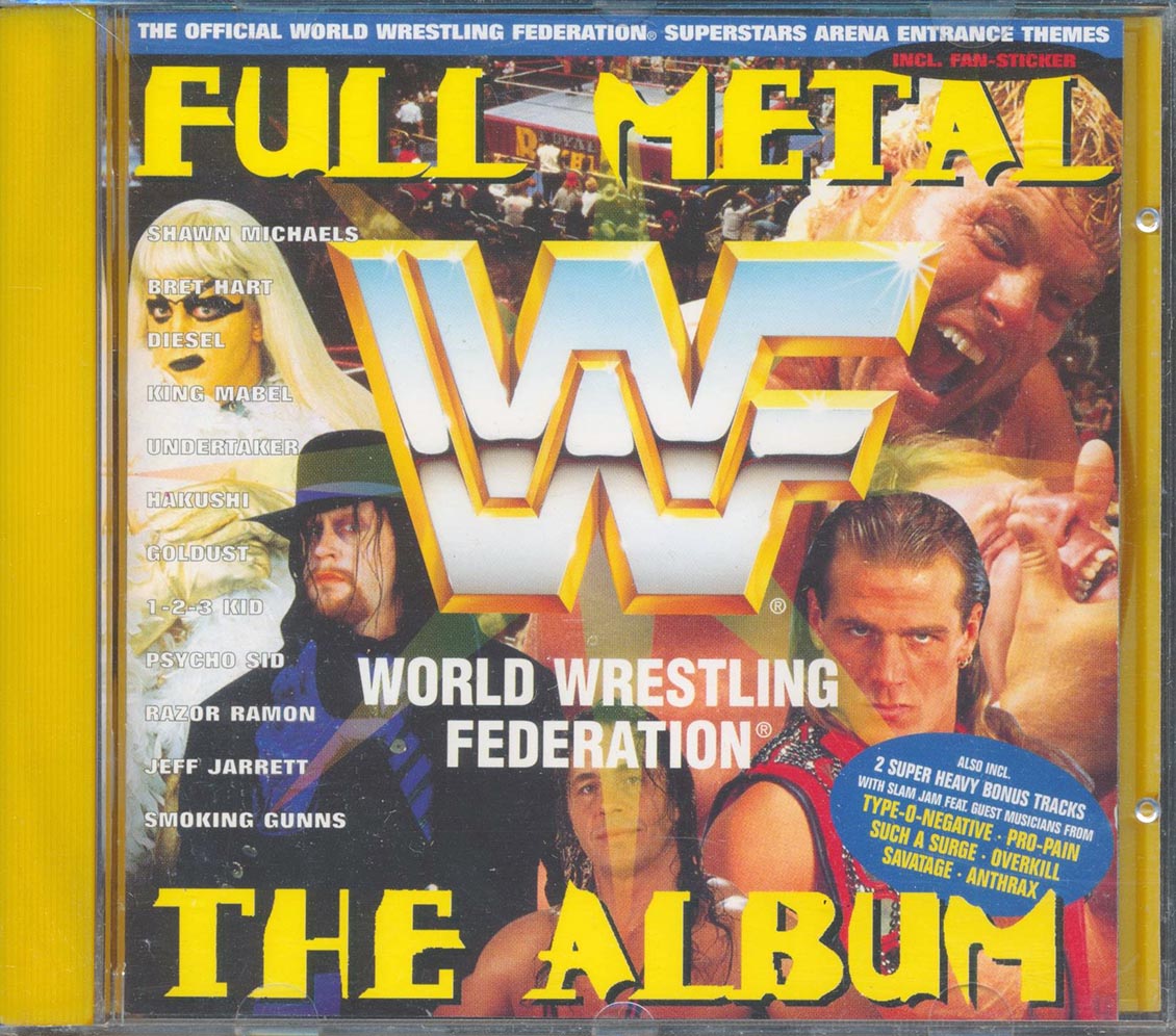 The World Wrestling Federation Superstars, Slam Jam, Bret Hart, Johnston - Full Metal: The Album