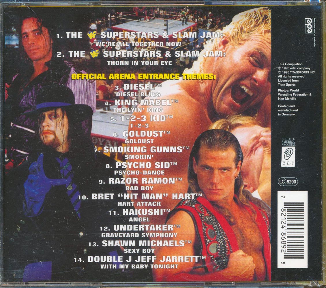 The World Wrestling Federation Superstars, Slam Jam, Bret Hart, Johnston - Full Metal: The Album