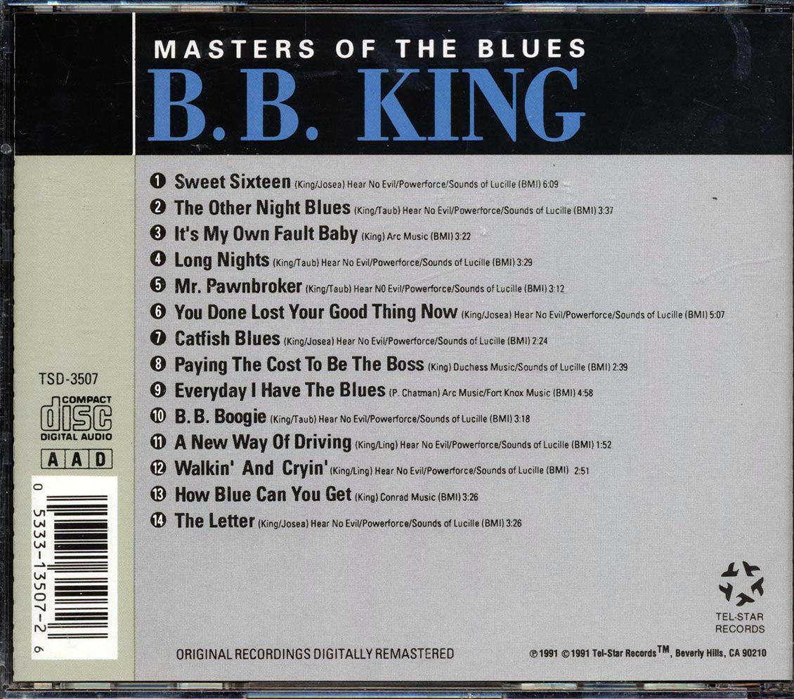 BB King - Everyday I Have The Blues: 14 Legendary Hits