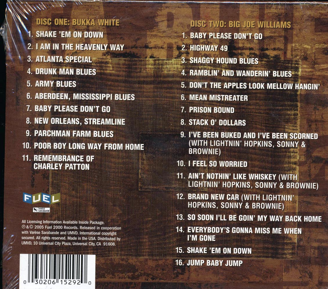 Bukka White, Big Joe Williams - Delta Blues Masters (27 tracks) (2xCD) (box set)
