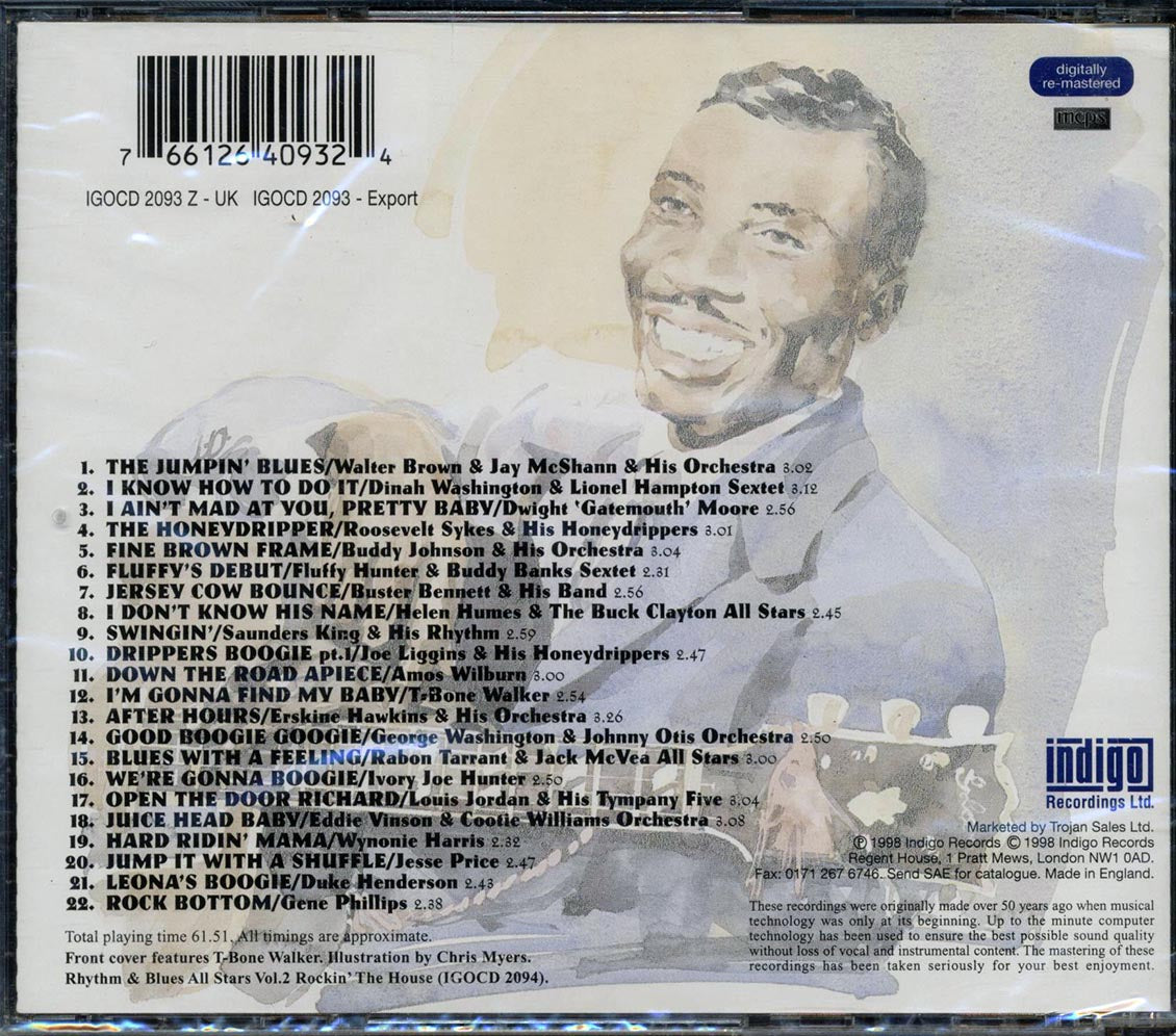 Dinah Washington, Lionel Hampton Sextet, Roosevelt Sykes, Etc. - Rhythm & Blues All Stars Volume 1: Jump With A Shuffle