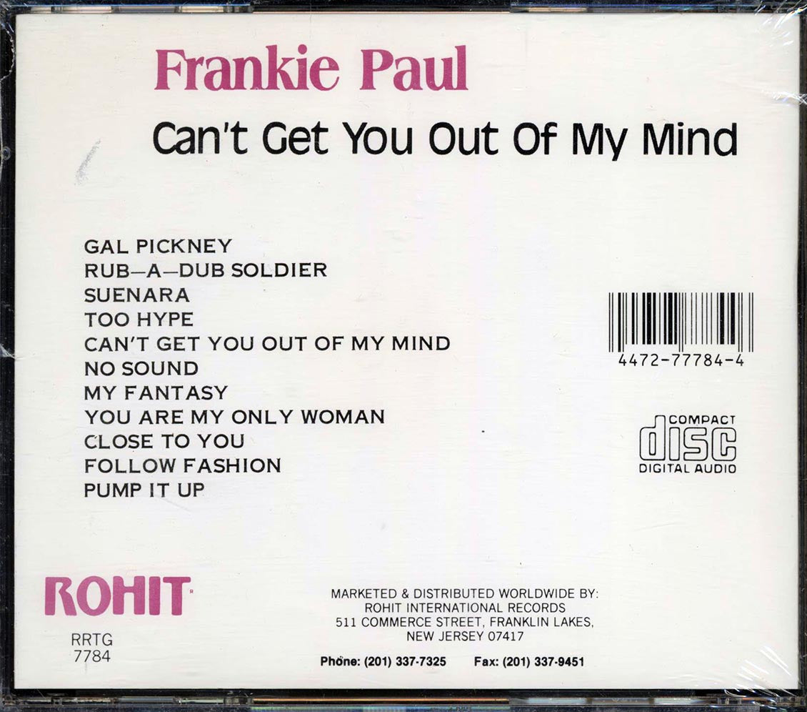 Frankie Paul - Can't Get You Out Of My Mind