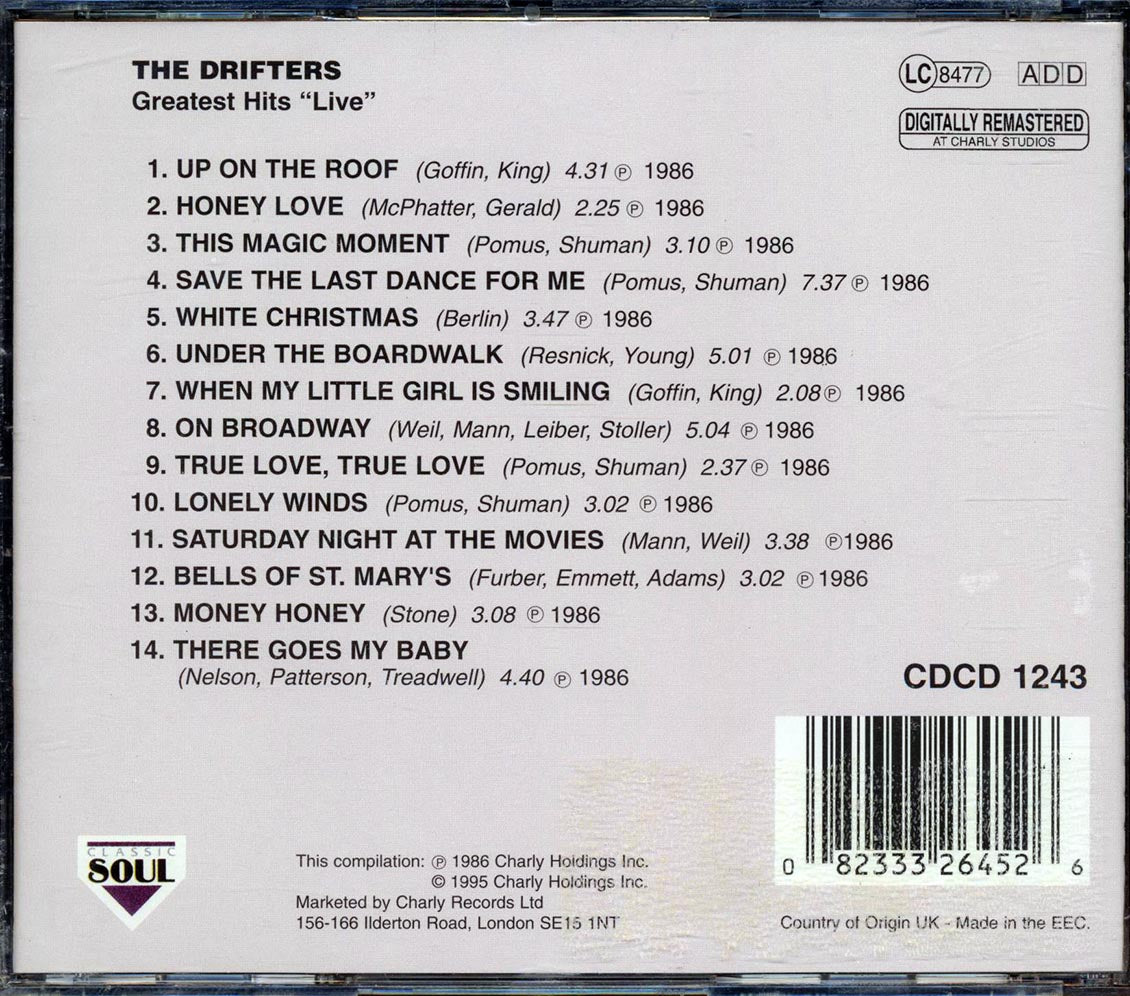 Drifters - Greatest Hits: Live