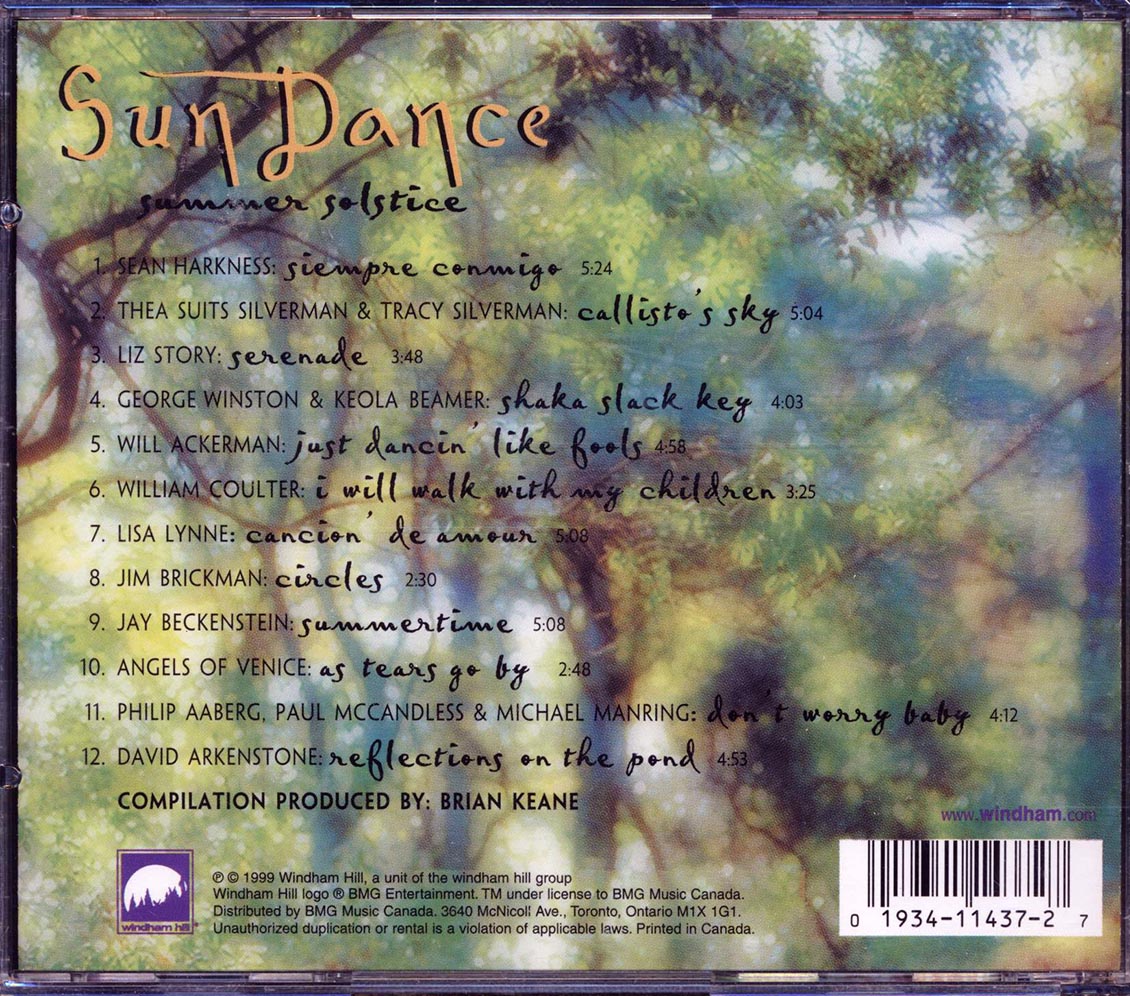 Sean Harkness, Thea Suits, Liz Story, Etc. - Sun Dance Summer Solstice: A Windham Hill Collection