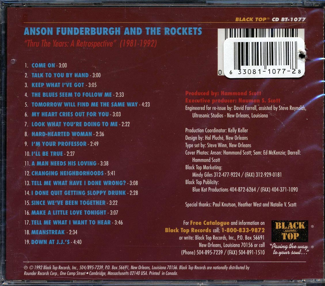 Anson Funderburgh & The Rockets - Thru The Years: A Retrospective (marked/ltd stock)