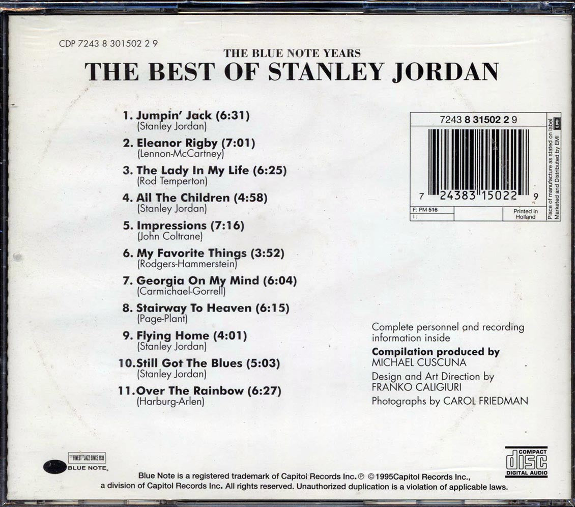 Stanley Jordan - The Best Of Stanley Jordan