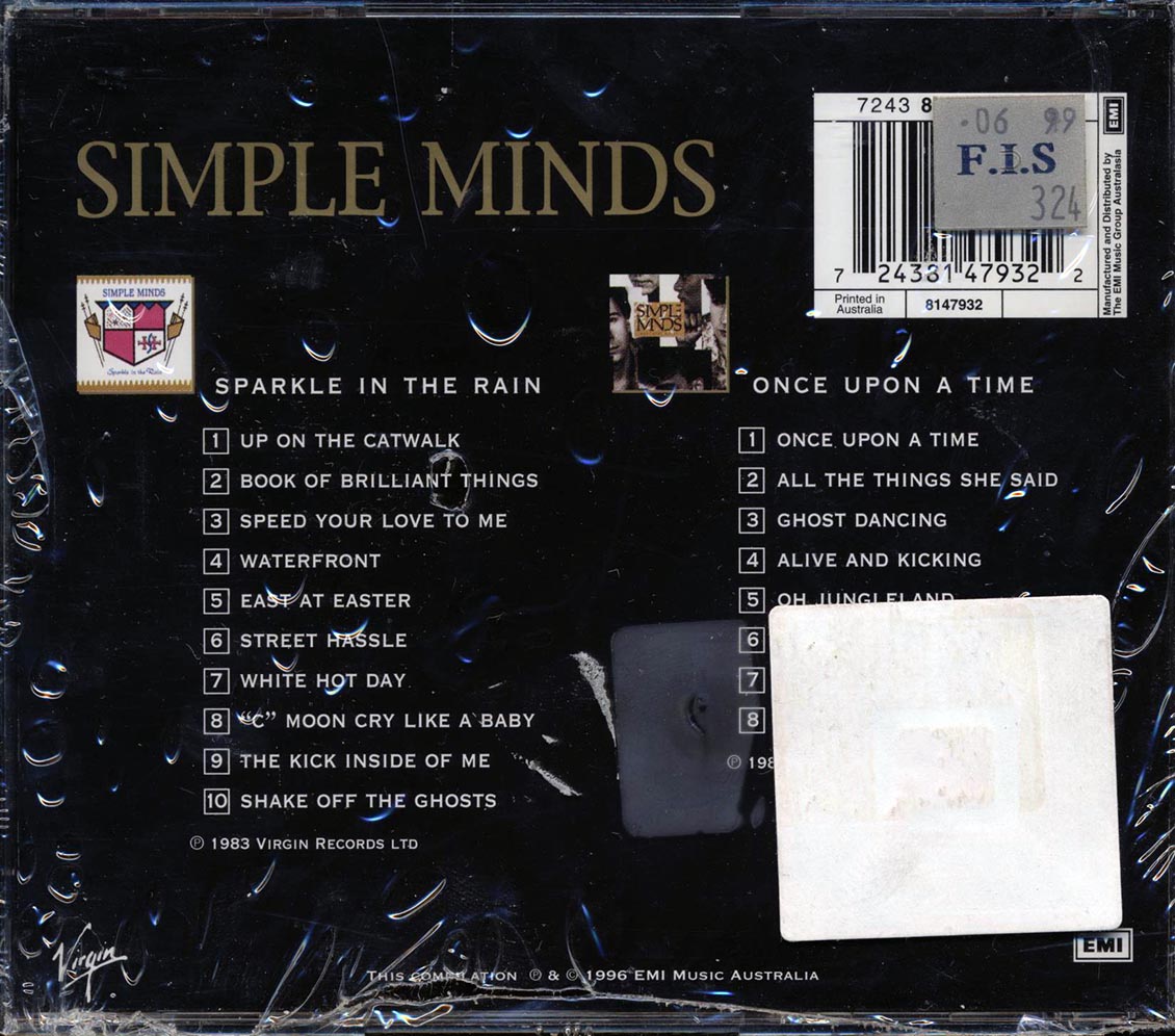Simple Minds - Sparkle In The Rain + Once Upon A Time (2 albums on 2 CDs) (2xCD)