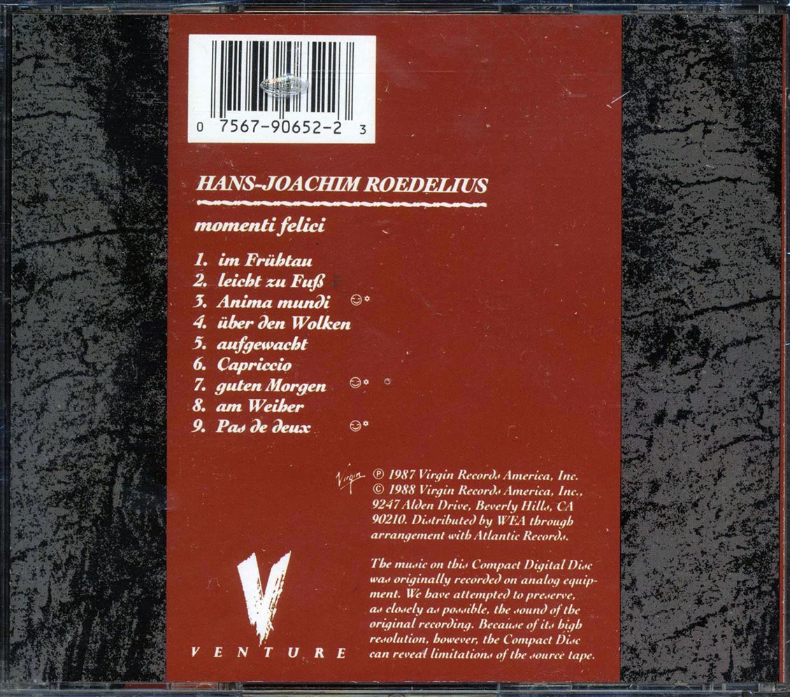 Hans-Joachim Roedelius - Momenti Felici