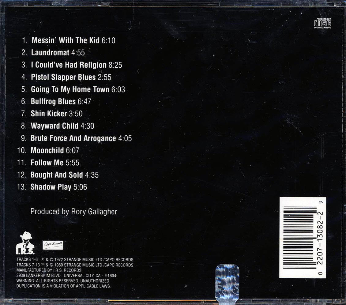 Rory Gallagher - Live In Europe