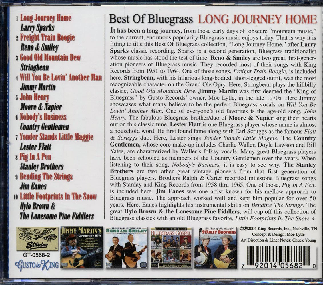 Jimmy Martin, The Stanley Brothers, Larry Sparks, Etc. - Long Journey Home: Best Of Bluegrass