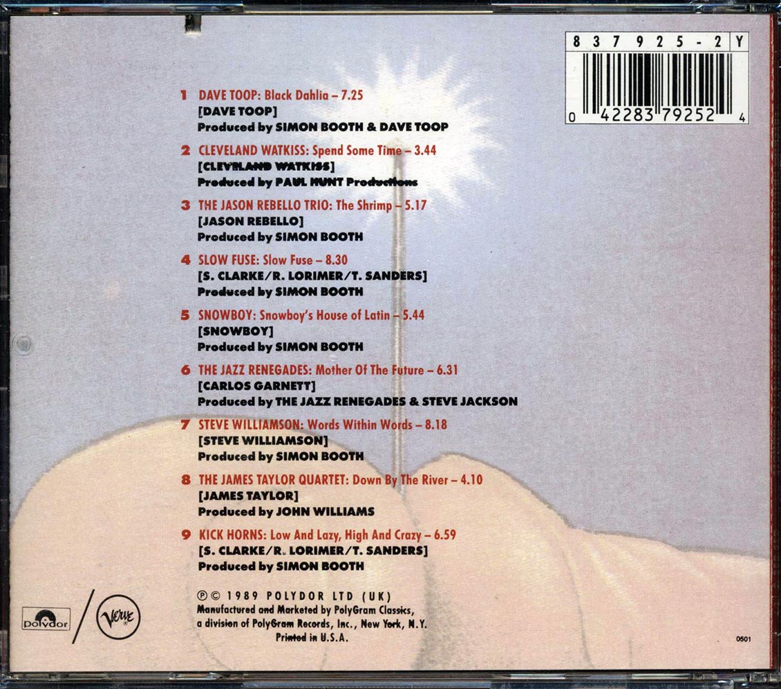 Dave Toop, Cleveland Watkiss, Slow Fuse, Snowboy, Etc. - Freedom Principle: Acid Jazz And Other Illicit Grooves Volume 2