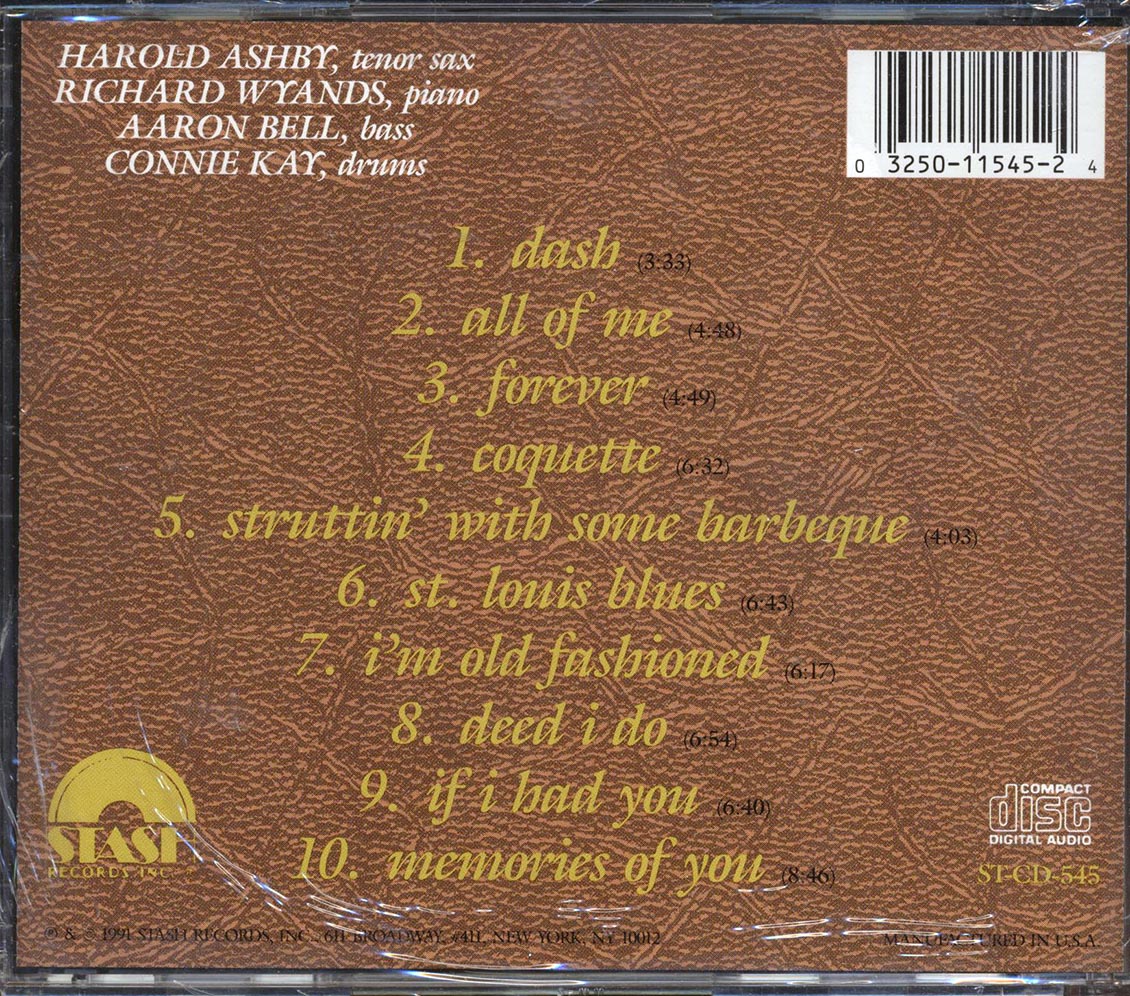 Harold Ashby - I'm Old Fashioned