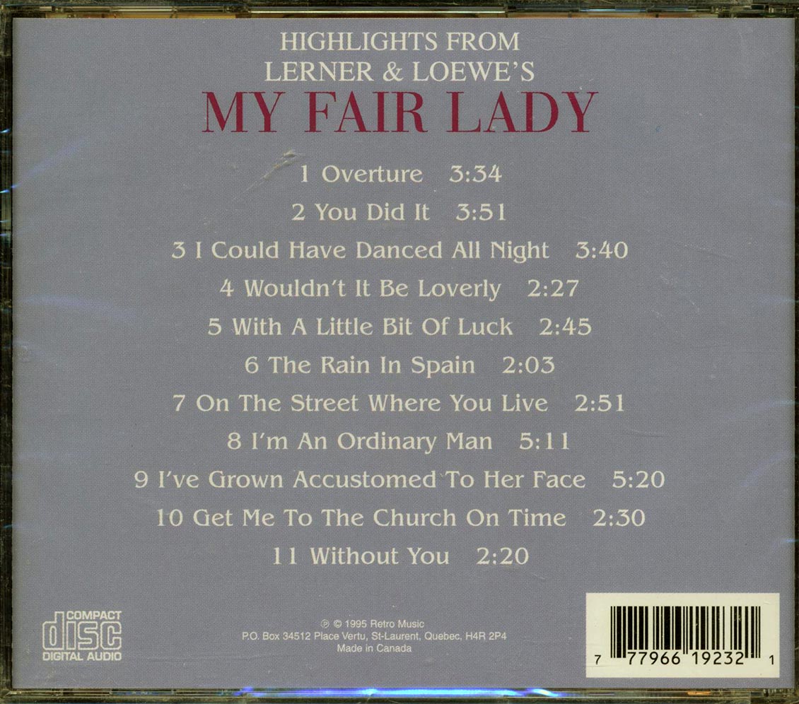 Lerner & Loewe - Highlights From My Fair Lady