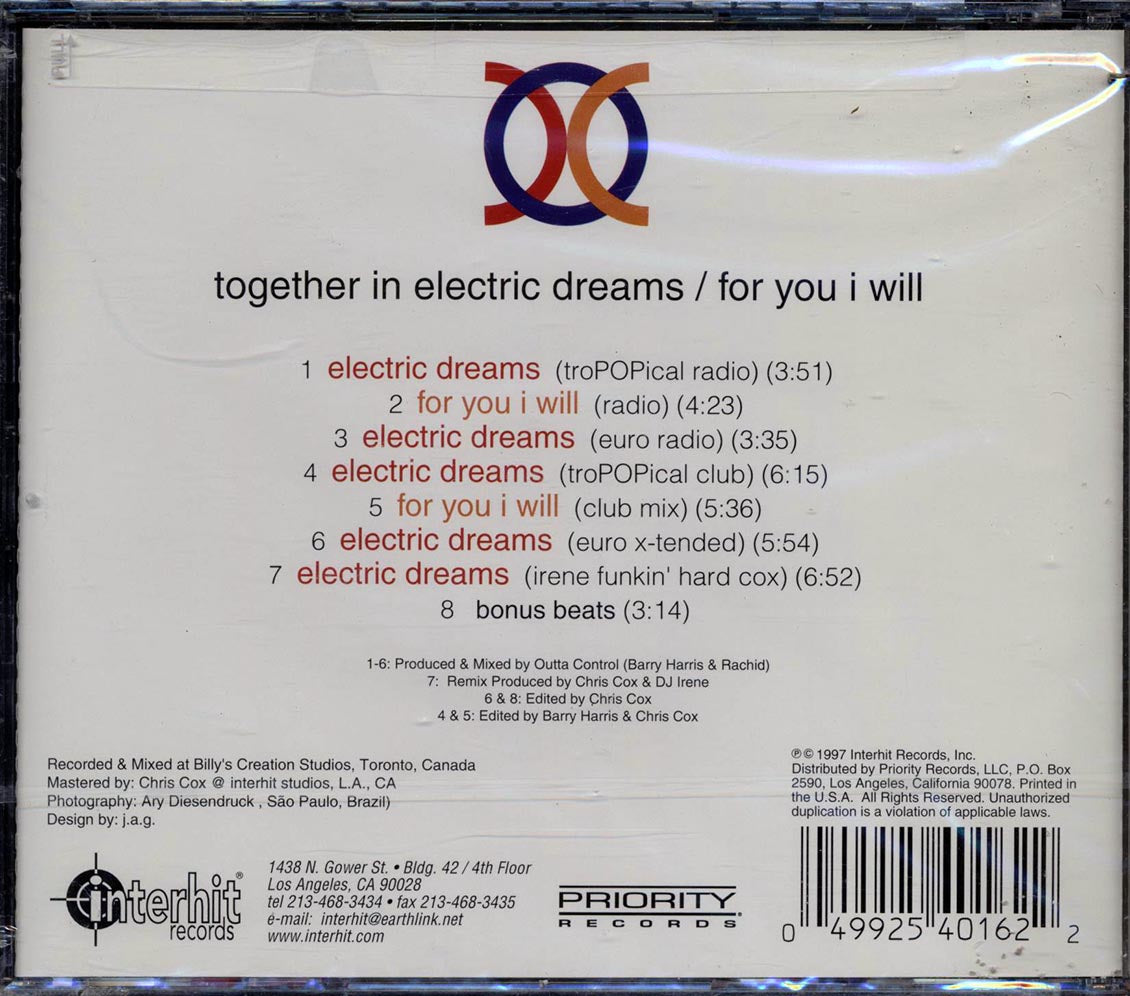 Outta Control - Together In Electric Dreams: For You I Will (marked/ltd stock)