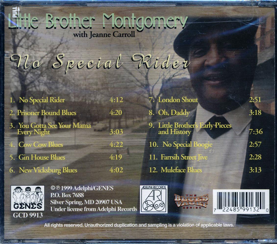 Little Brother Montgomery, Jeanne Carroll - No Special Rider