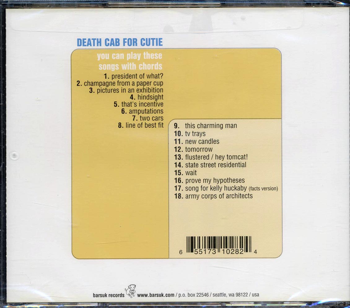 Death Cab For Cutie - You Can Play These Songs With Chords