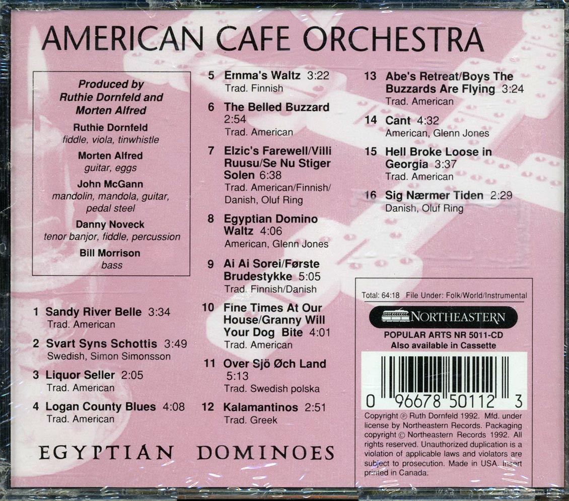 American Cafe Orchestra - Egyptian Dominoes
