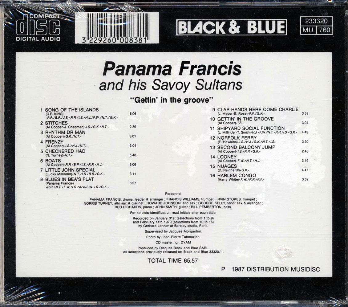 Panama Francis & His Savoy Sultans - Gettin' In The Groove