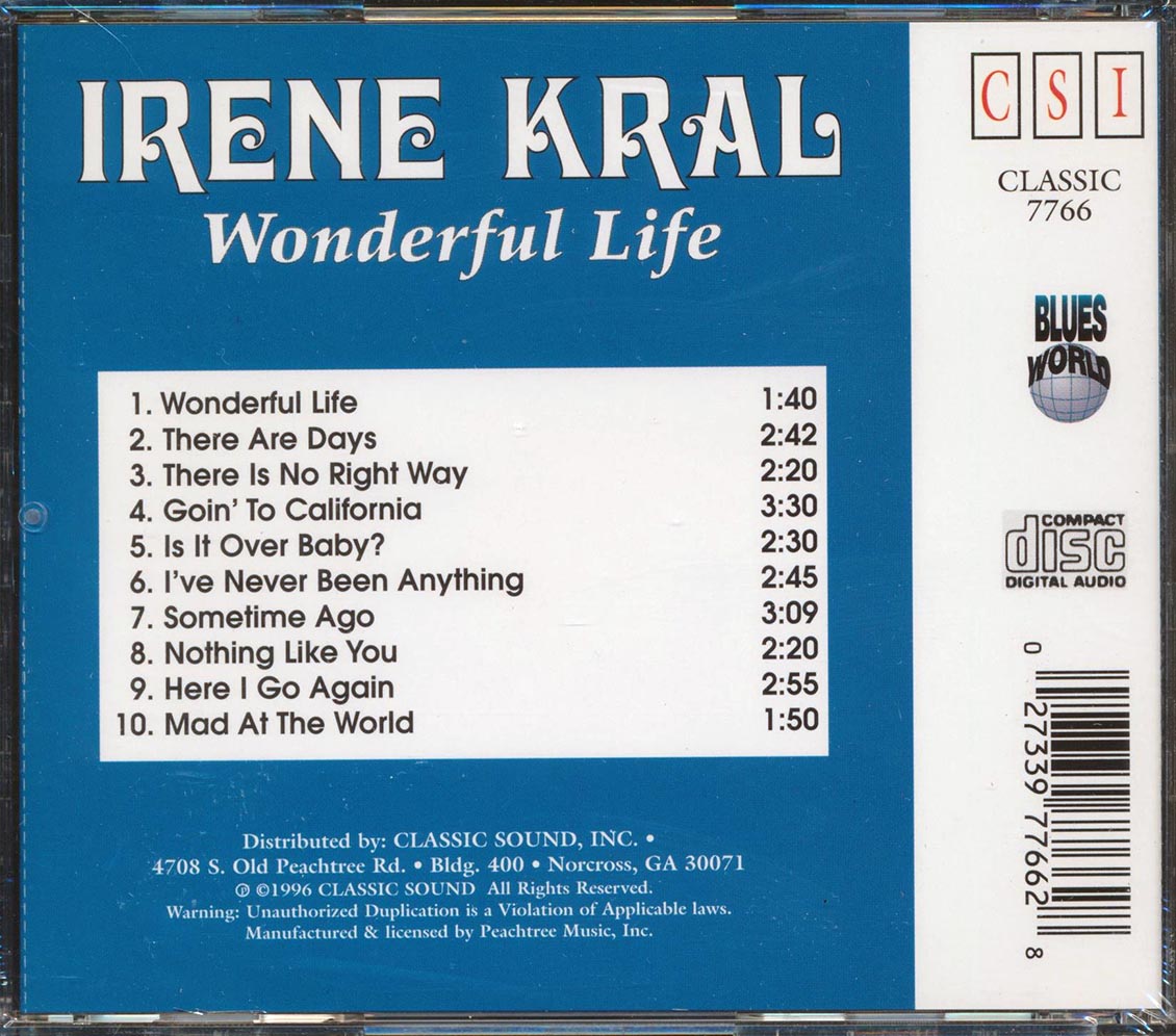 Irene Kral - Wonderful Life