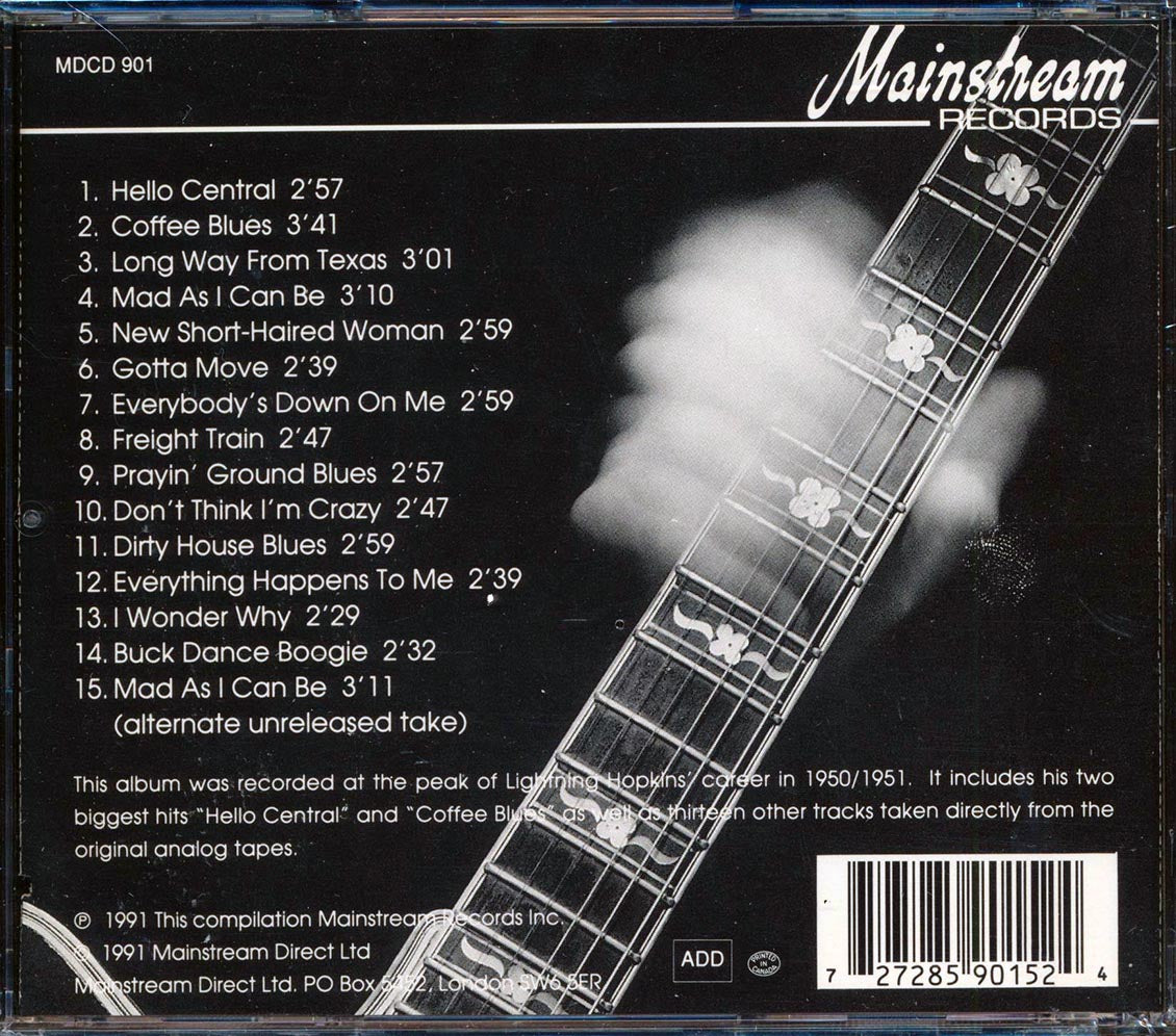 Lightnin' Hopkins - Blues Train (marked/ltd stock)
