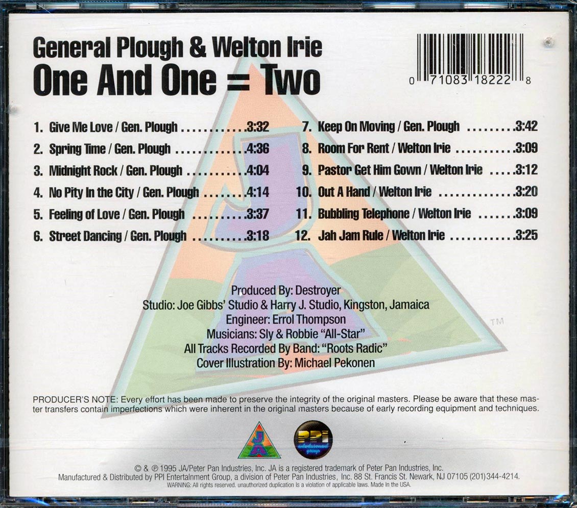 General Plough, Welton Irie - One And One Equal Two