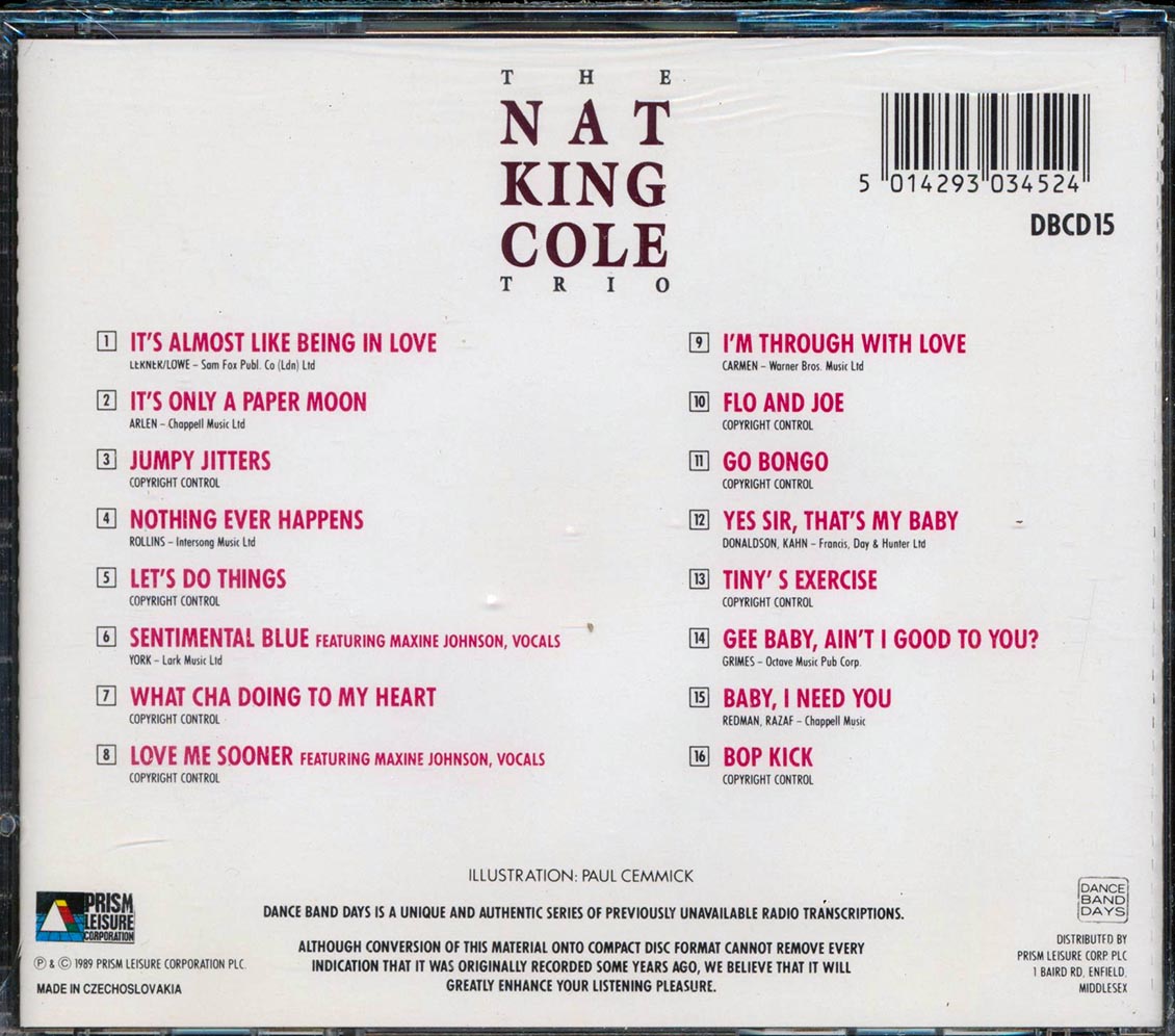 The Nat King Cole Trio  - It's Almost Like Being In Love