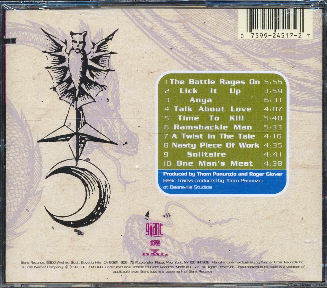 Deep Purple - The Battle Rages On  (marked/ltd stock)
