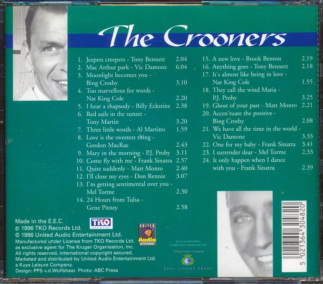 Nat King Cole, Bing Crosby, Gordon MacRae, Etc. - The Crooners