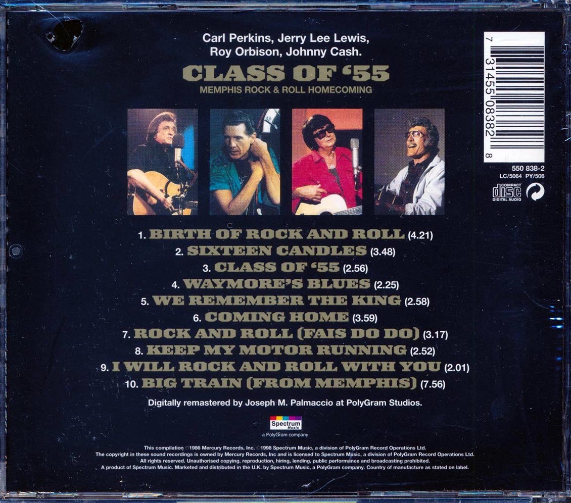 Carl Perkins, Roy Orbinson, Johnny Cash, Jerry Lee Lewis - Class Of 55: Memphis Rock & Roll Homecoming