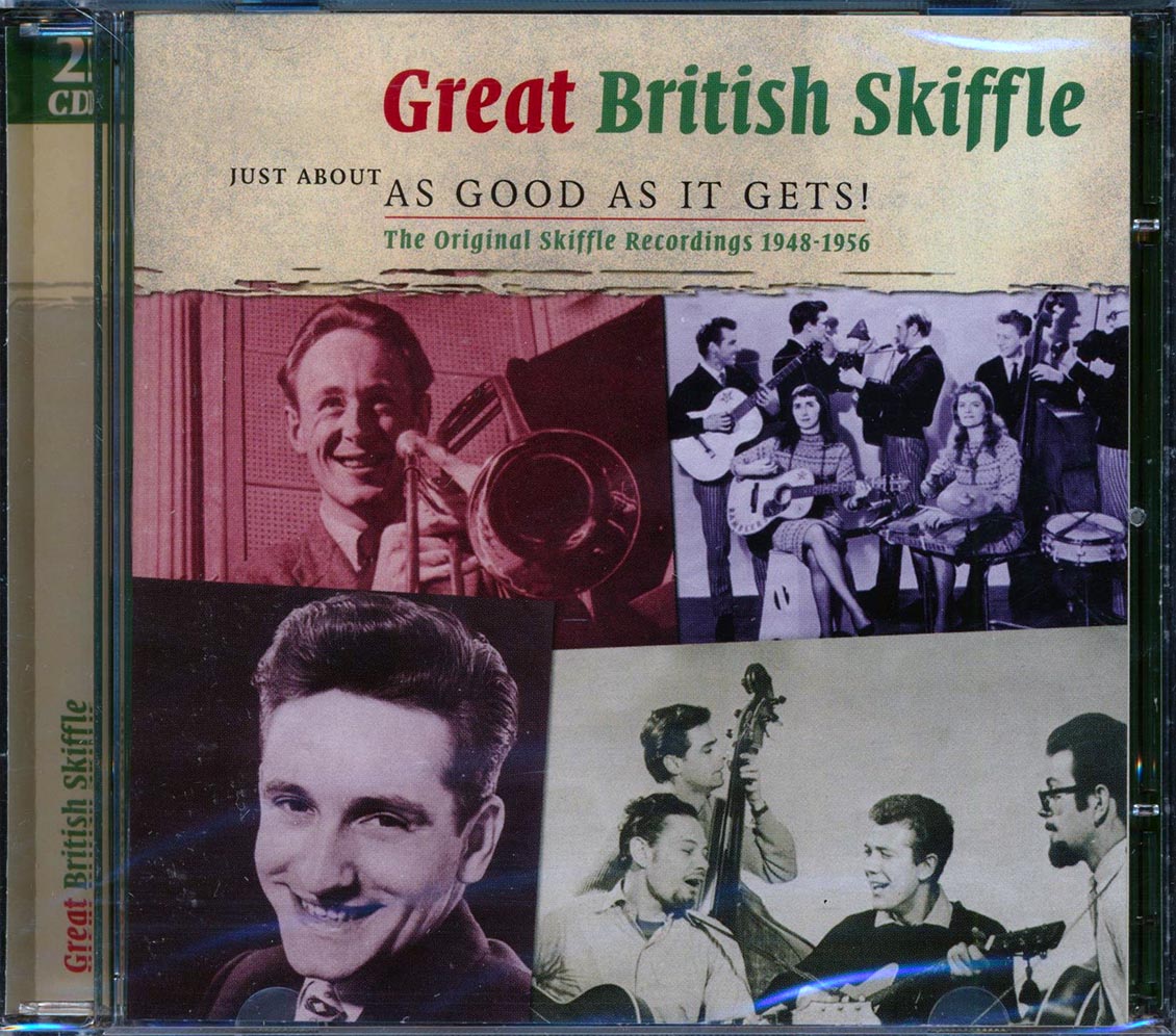 The Vipers Skiffle Group, City Ramblers Skiffle Group, Ken Colyer's Skiffle Group, Etc. - Great British Skiffle: The Original Skiffle Recordings 1948 To 1956 (55 tracks) (2xCD)