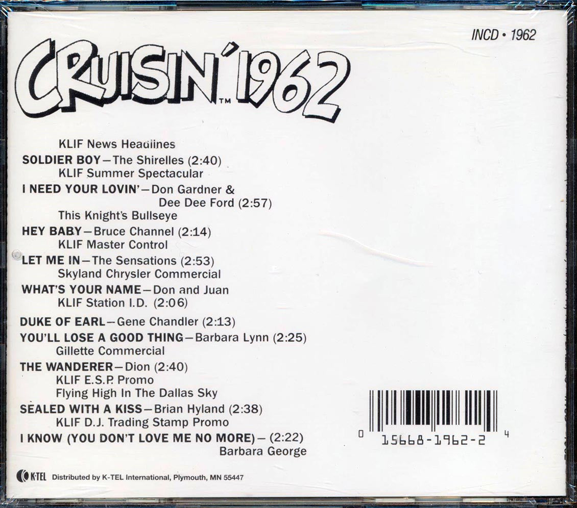 The Shirelles, Bruce Channel, The Sensations, Etc. - Cruisin' 1962: Russ "Weird Beard" Knight, KLIF Dallas, Texas