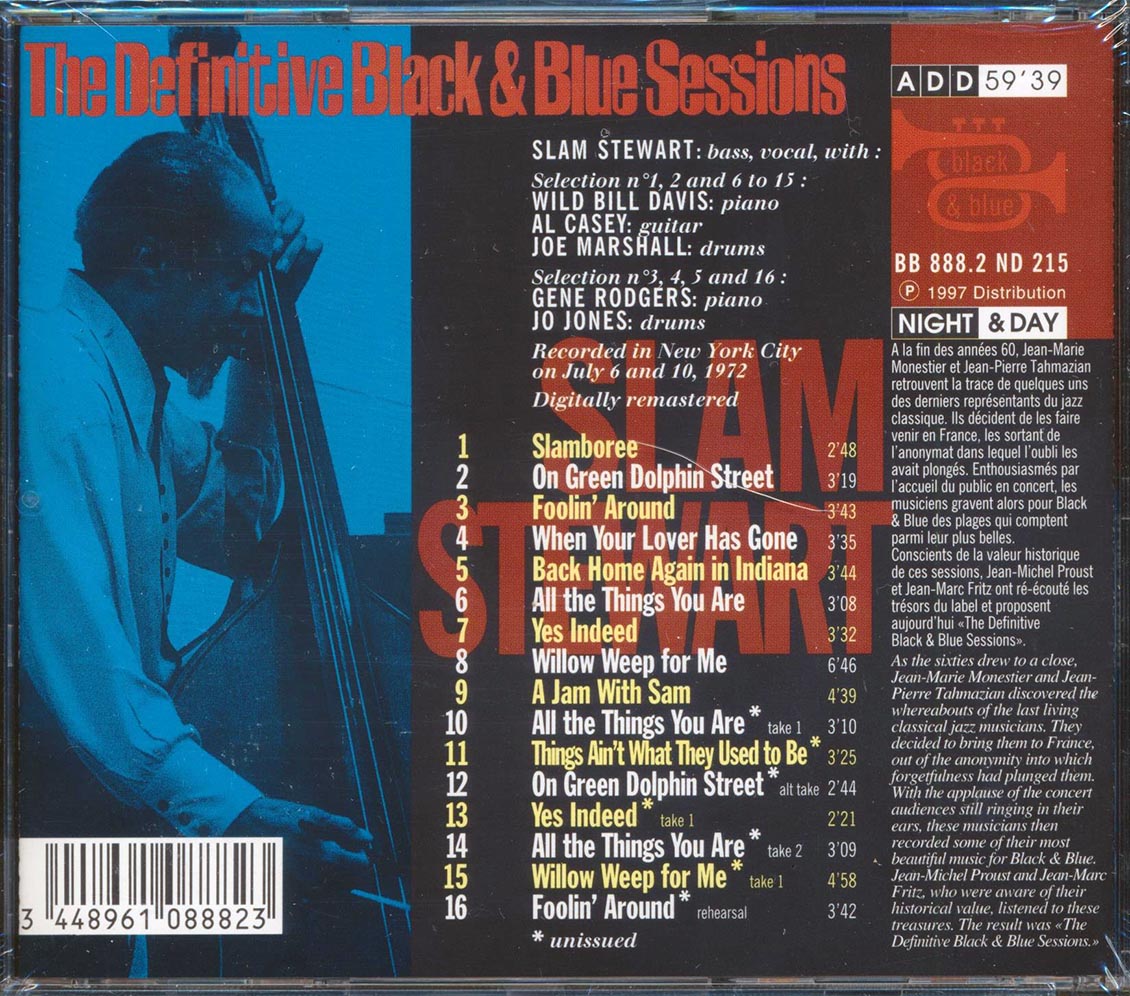 Slam Stewart - Slamboree: The Definitive Black & Blue Sessions