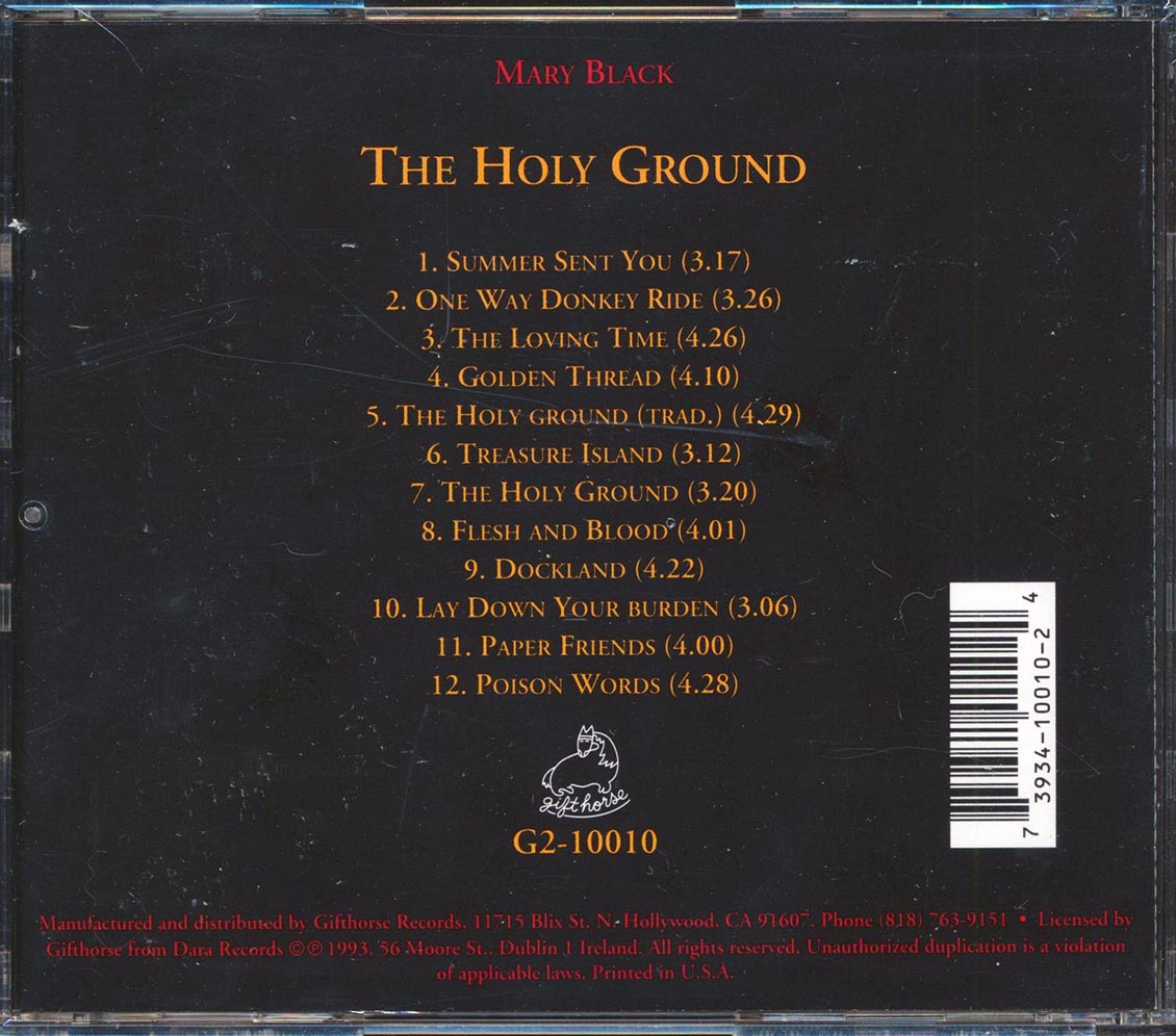 Mary Black  - The Holy Ground