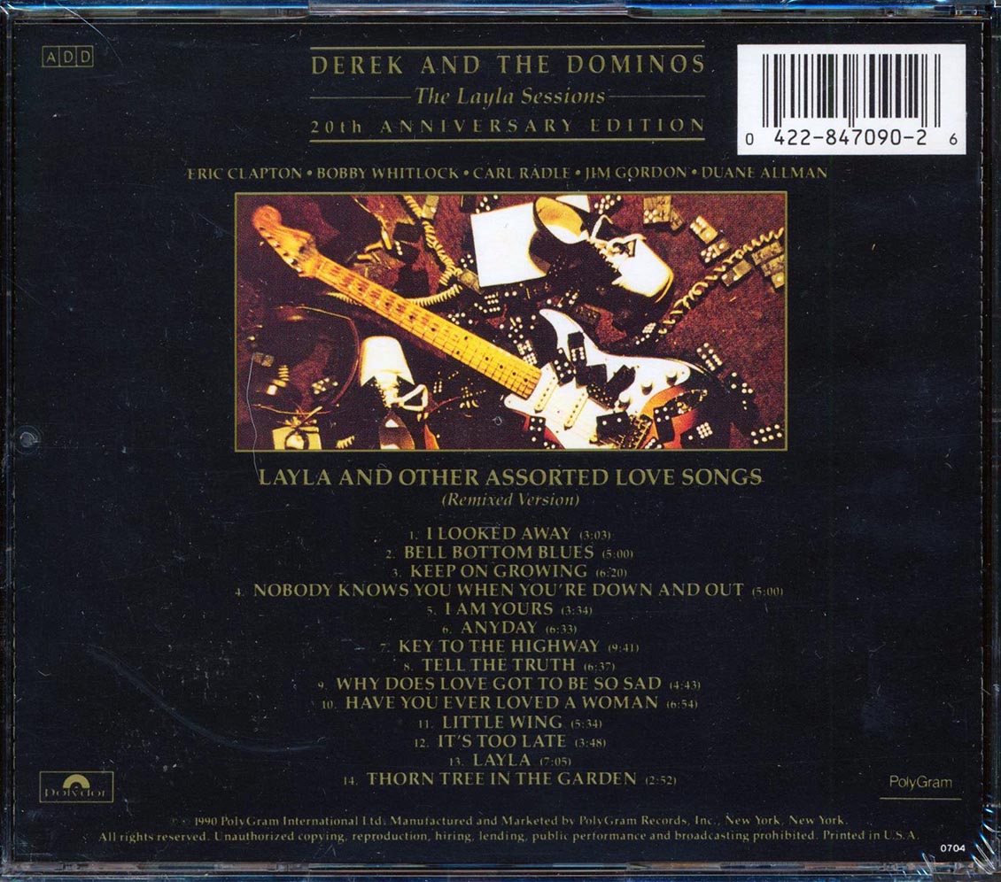 Derek & The Dominos - Layla And Other Assorted Love Songs 20th Anniversary