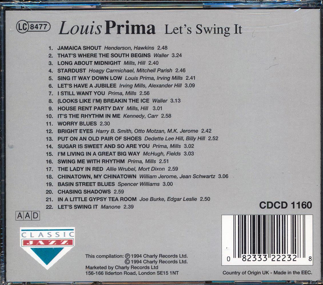 Louis Prima - Let's Swing It