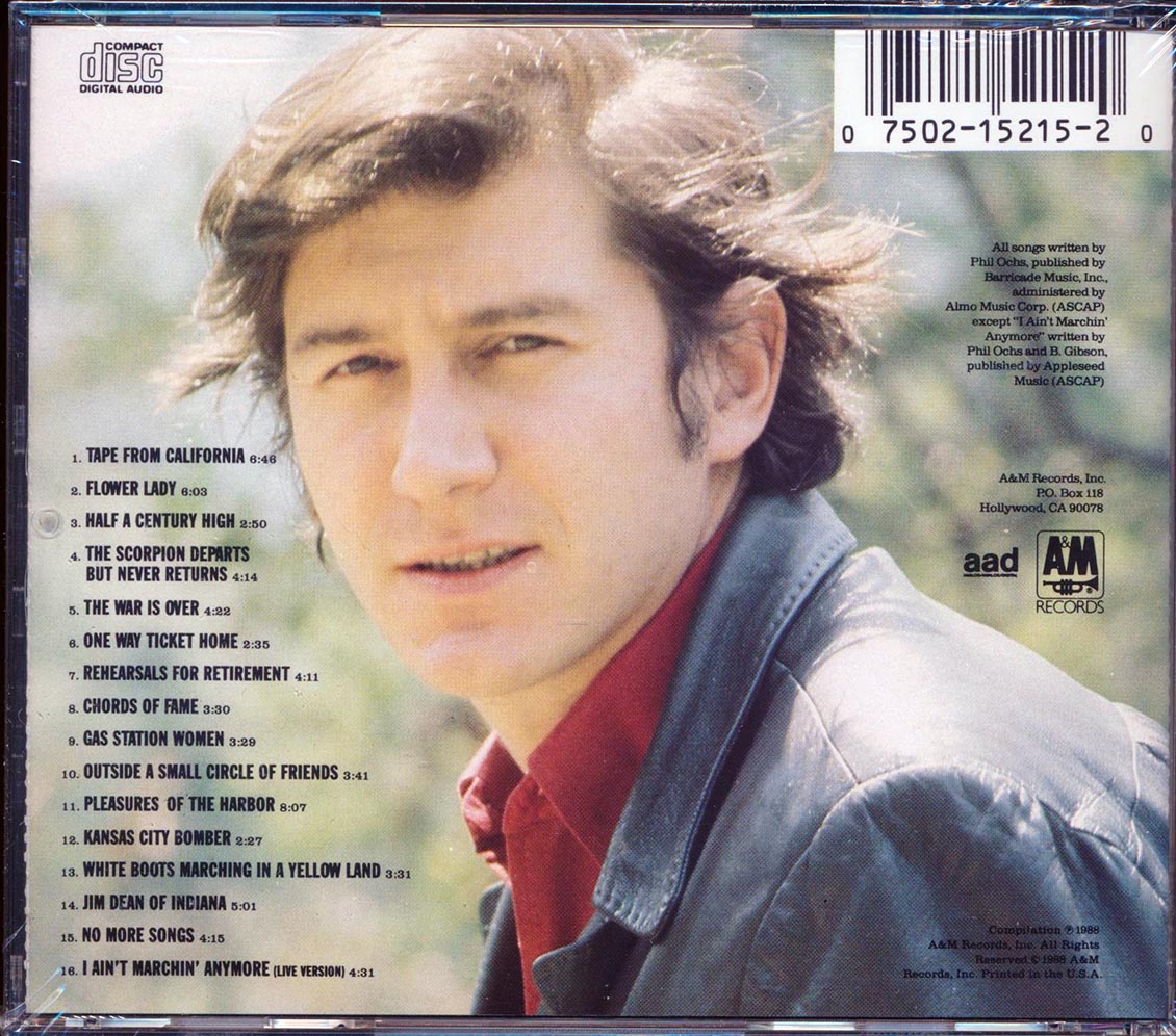 Phil Ochs - The War Is Over: The Best Of Phil Ochs