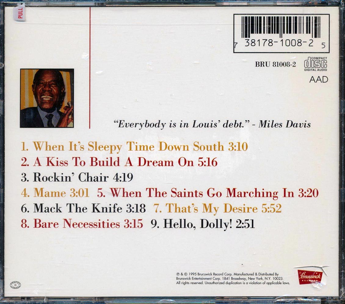 Louis Armstrong - Louis Live: Louis Armstrong's Greatest Hits Live