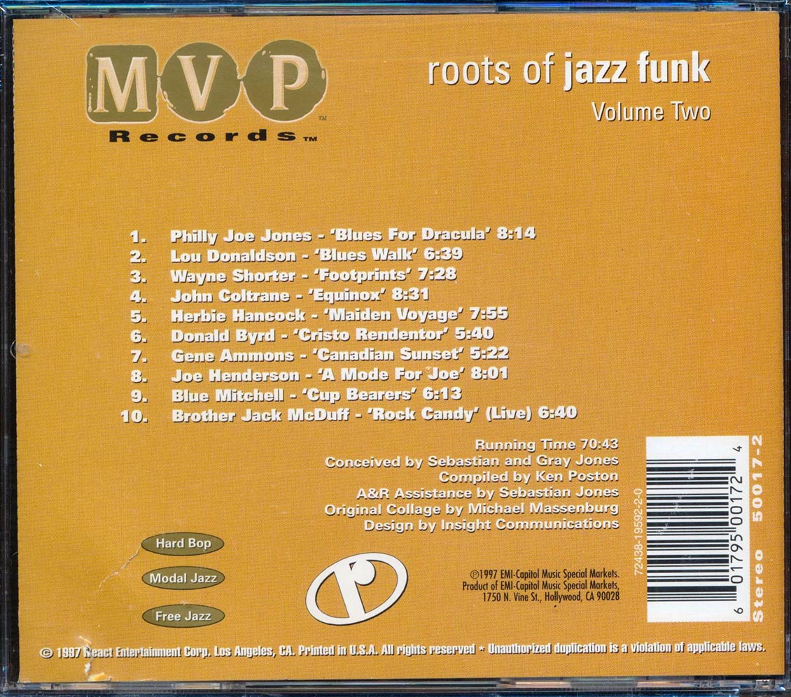 Philly Joe Jones, Lou Donaldson, Wayne Shorter, Etc. - Roots Of Jazz Funk Volume 2