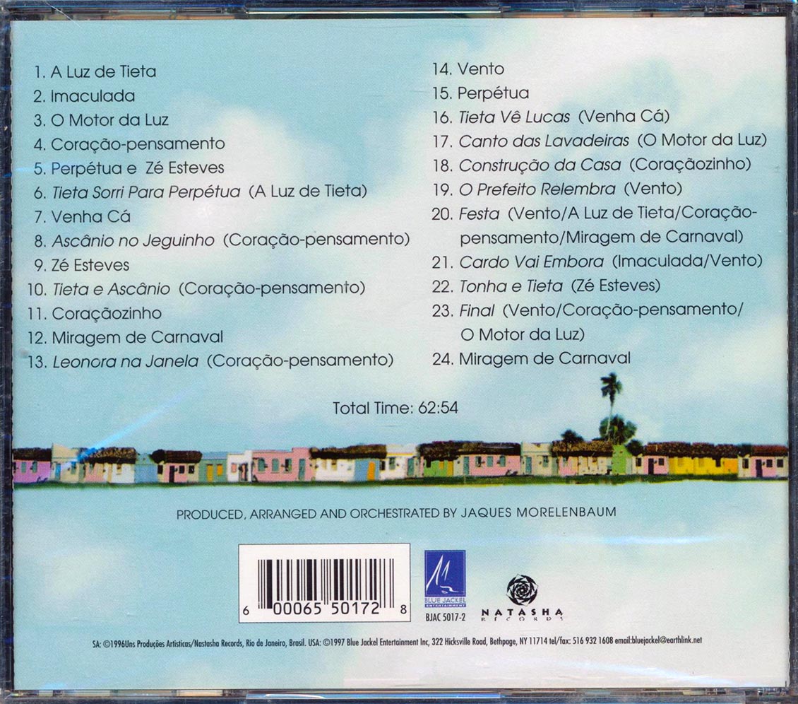 Caetano Veloso - Tieta Do Agreste: Original Soundtrack By Caetano Veloso