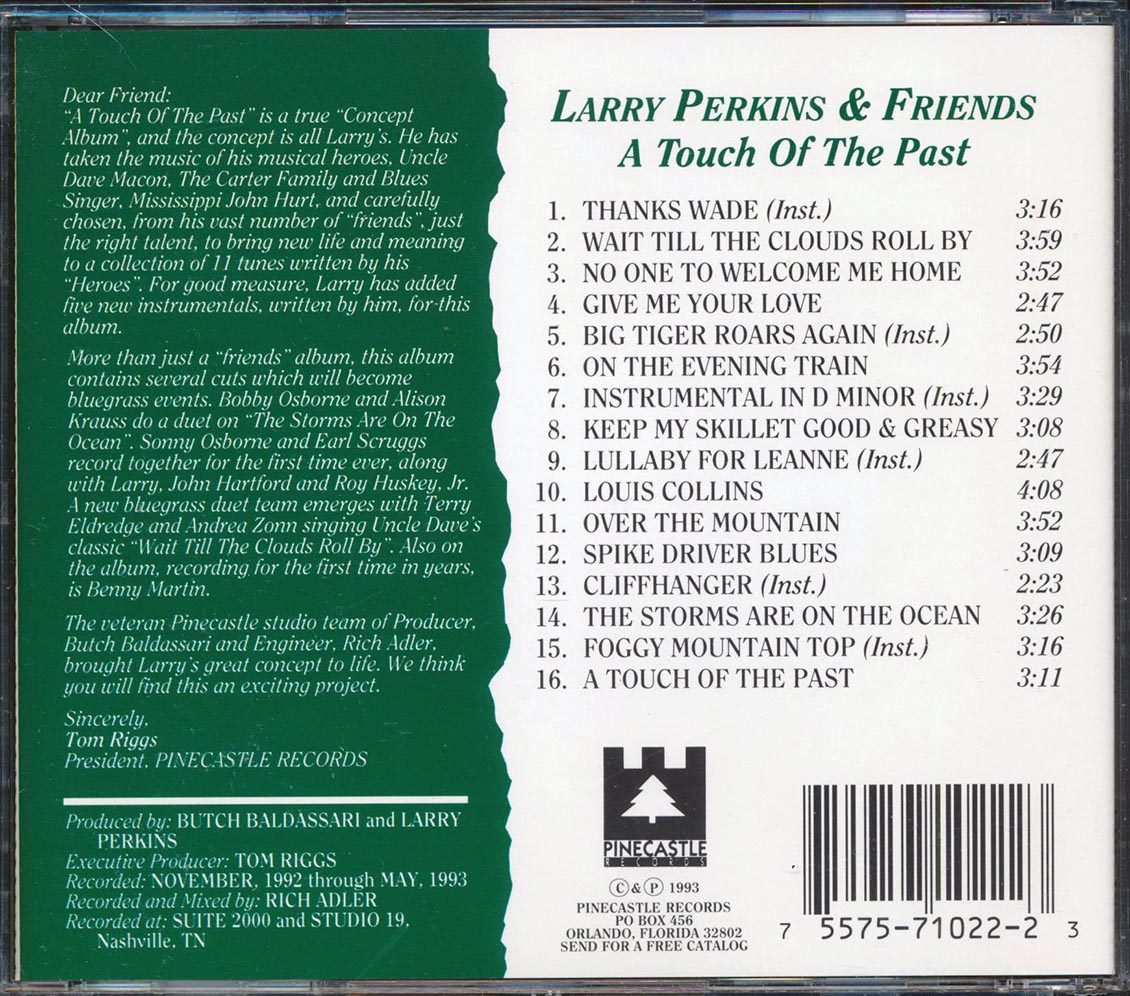 Larry Perkins - A Touch Of The Past