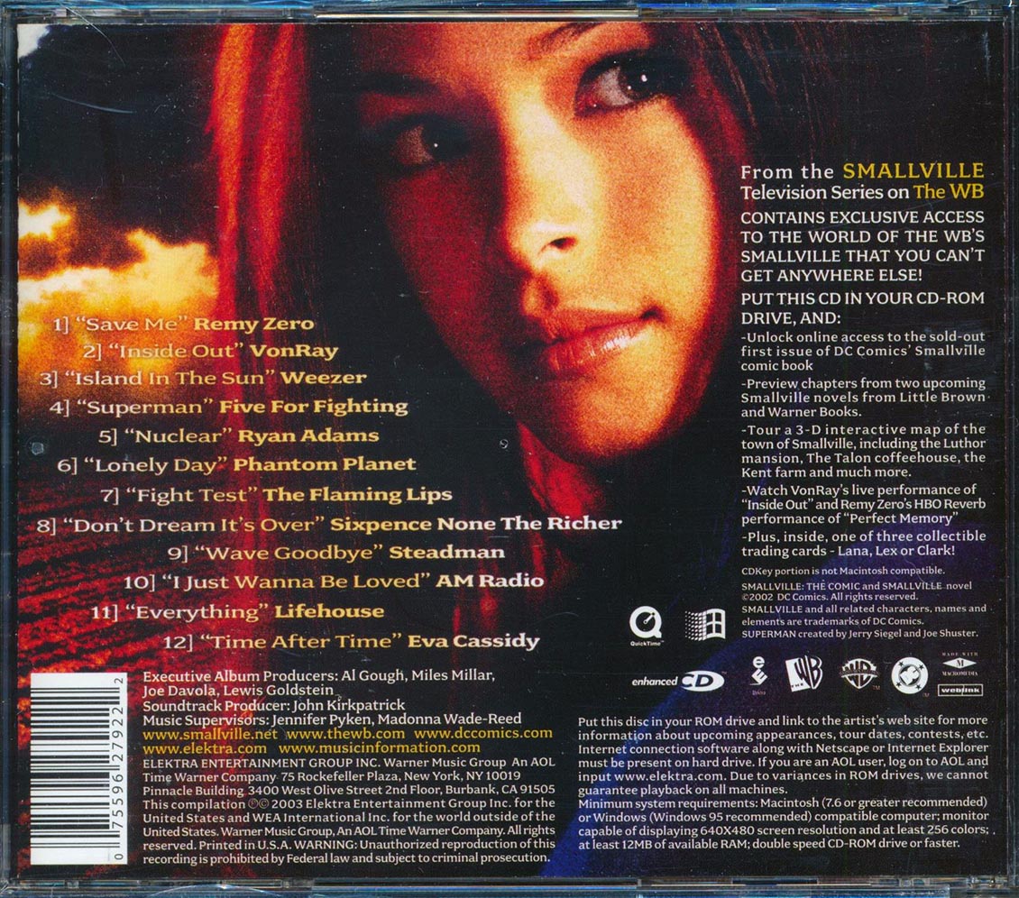Remy Zero, VonRay, Phantom Planet, Etc. - Smallville Original Soundtrack